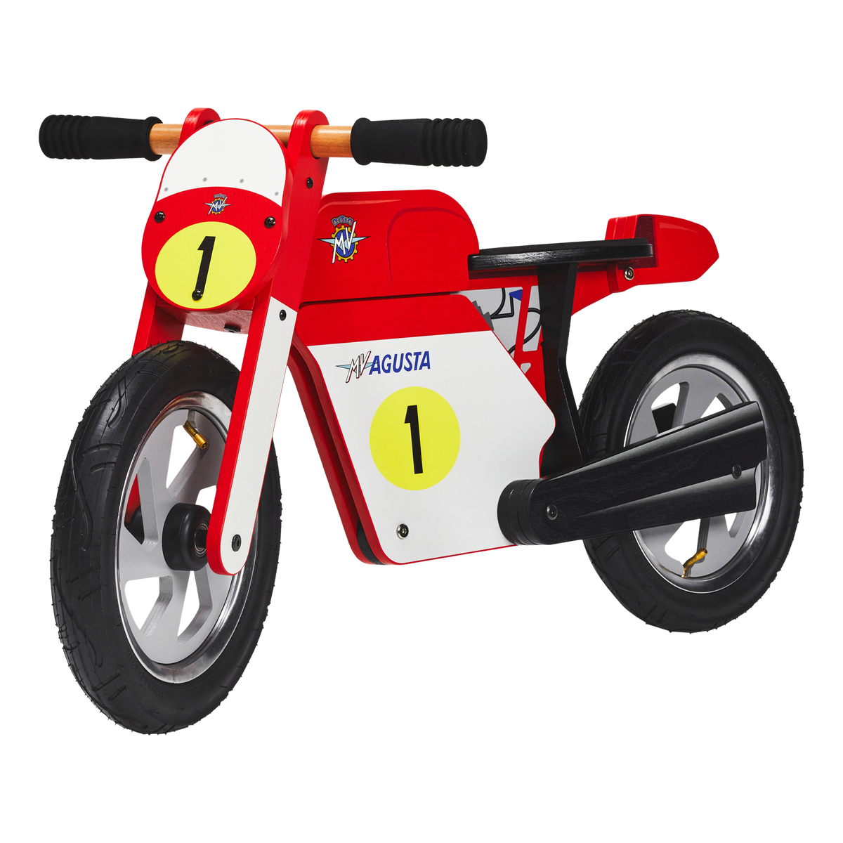 Wooden motorbike online balance bike