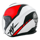 SCHUBERTH M1 Flip Front Helmet - BLACK/RED/WHITE