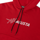 Logo Level 1 Extended Hoodie - Red