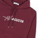 MV Agusta Logo Extended Hoodie - Bourgundy  