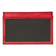Tarjetero TecknoMonster en carbono rojo