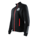 Zip-up Sweater - Black/Red