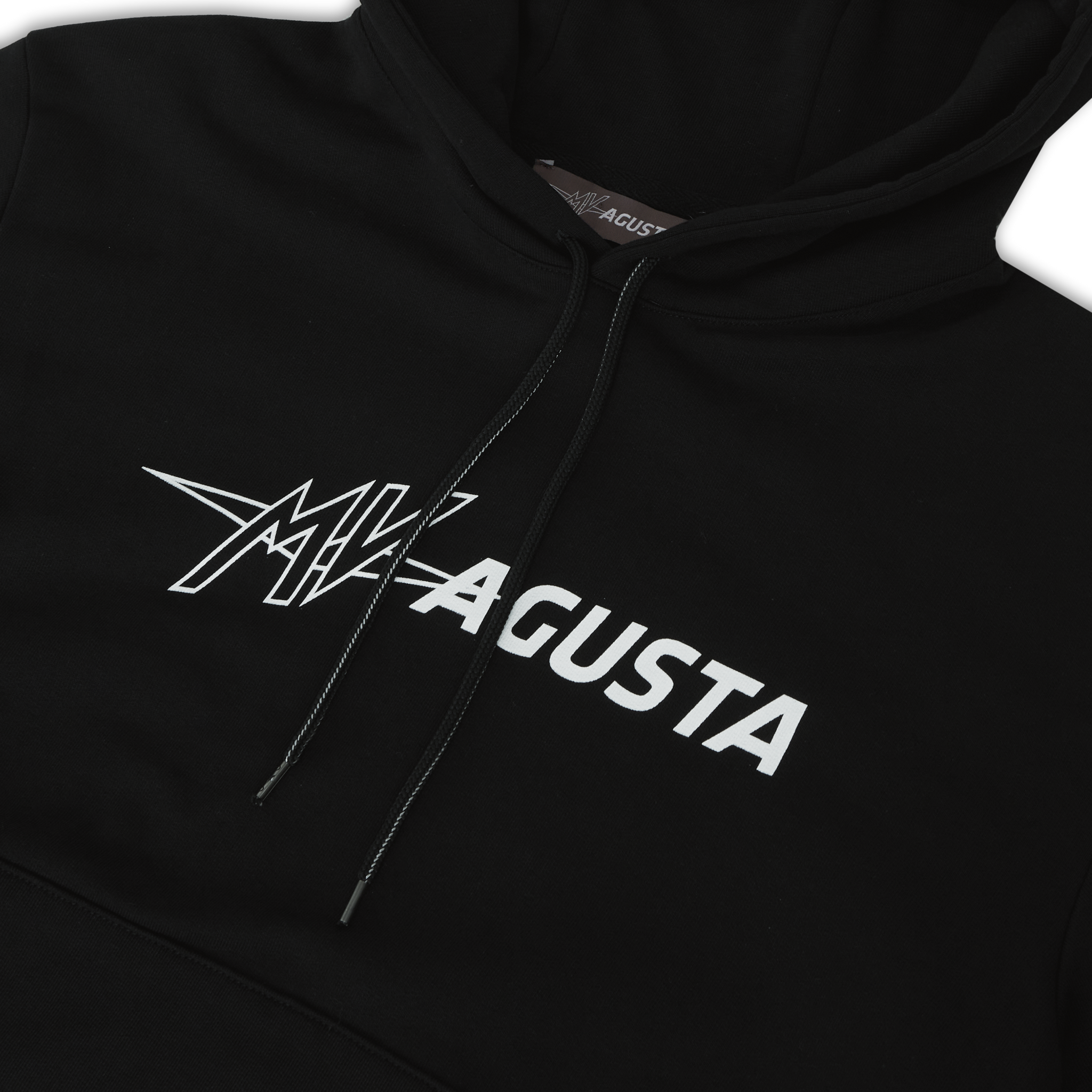 Men's Sports Casual Hoodies for MV Agusta Full Zip Up Pullover Drawstring  Hooded Sweatshirt Pockets Tops for Men-Black