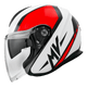 SCHUBERTH M1 Flip Front Casco - BLACK/RED/WHITE  